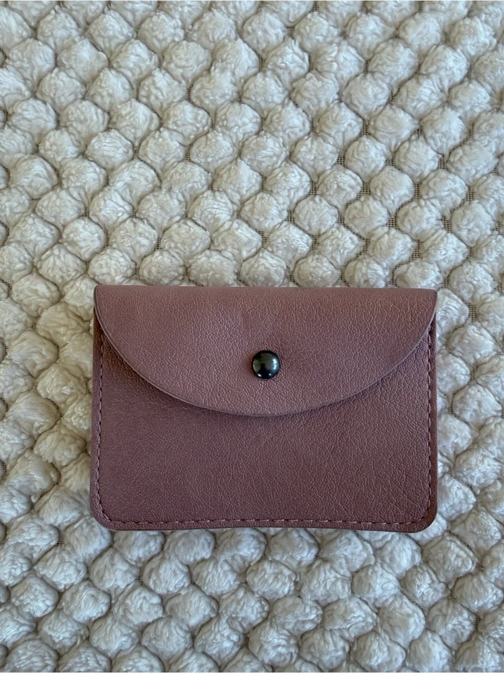 Pink French Boutique-Themed Pouch, Card Holder Wallet, Ipsy Makeup Pouch